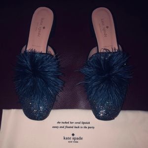 Kate spade sequin mules in size 7.5